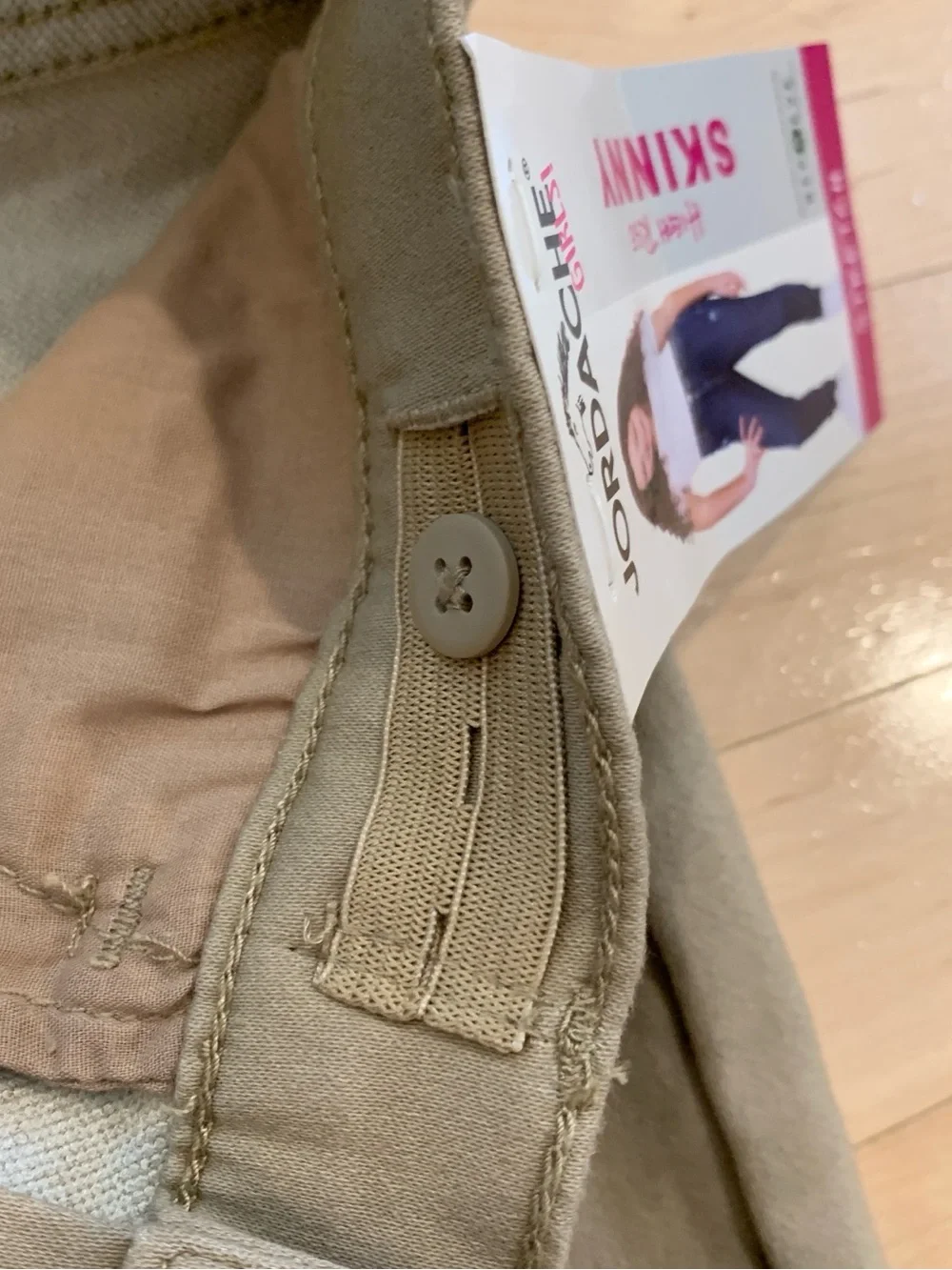 Jordache Girls High Rise Skinny Jean – Size 14 Slim – New Stretch Khakis 14S